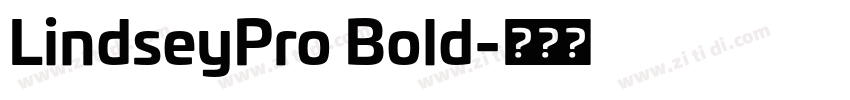 LindseyPro Bold字体转换